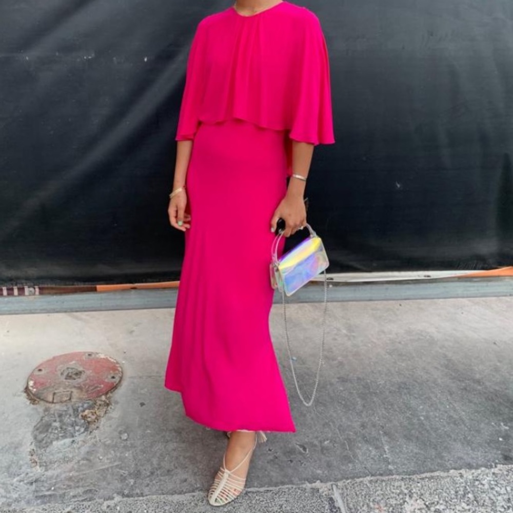 Hot pink zara dress 💗